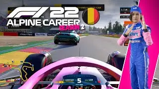 BACK IN THE CHAMPIONSHIP?! - F1 22 Alpine Career S2 PART 9 - Belgium GP