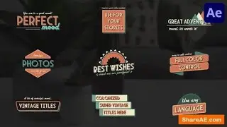 Vintage Titles for After Effects 38122588 Videohive - Free Download After Effects Template