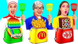 Me vs Grandma Cooking Challenge | Funny Food Hacks by Fun Challenge