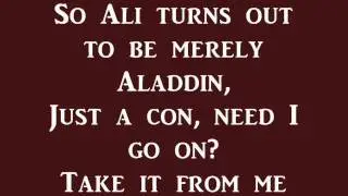 Prince Ali (Reprise)- Aladdin (lyrics)