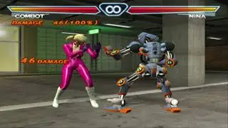 Tekken 4 Combot freefall on nina pink