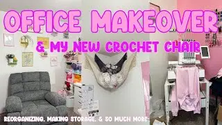 Renovating My Office.... AGAIN 🎀 Organizing & Adding Furniture ✨ Official Office Tour ❣️