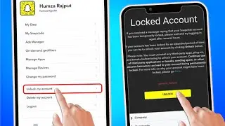 How To Unlock Snapchat Account 2024 [Temporary & Permanently]  Fix Locked Snapchat Account 2024