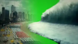 ЦУНАМИ ФУТАЖ GREEN SCREEN
