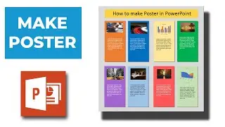 How to make a poster using Microsoft PowerPoint - Poster design tutorial