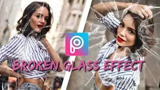 Edit Foto Broken Glass Effect | Tutorial Picsart