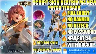 Script Skin Beatrix M4 Light Chaser No Password | Full Effect Voice | New Patch