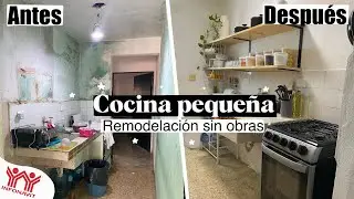 ✅ASI REMODELE UNA COCINA SIN OBRAS🔨 😱 INFONAVIT