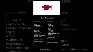 Plus Animation on Button | HTML & CSS || Hover Effect on Button with  @LearnCodeDaily || #tutorial