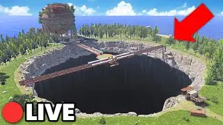 Surviving a GIANT HOLE in Rust... 🕳️ (FULL)