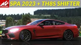 TH8S Shifter Unbox/Setup! -  SPA F1 2023 - BMW M8 F92 - Assetto Corsa - Download Links 2023