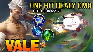 Vale Best Combo Skill One Hit Dealy | Best Build Top Global 💥Mobile Legends