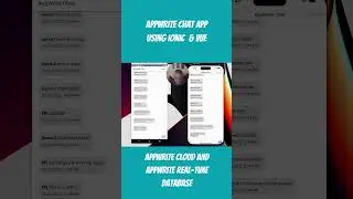 Ionic & Vue Appwrite Chat App