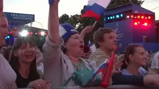 Россия   Египет 3 1ЧЕМПИОНАТ МИРА 2018 ТОП10 Газманов Нижний Новгород Fifa fan F