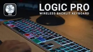 Logic Pro Keyboard with BACK LIGHTS and WIRELESS design | 80 HERTZ Studios