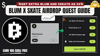 Blum x Stake Airdrop Quest: Step-by-Step Guide to Complete Tasks and Earn 1,200 Extra Blum Points!
