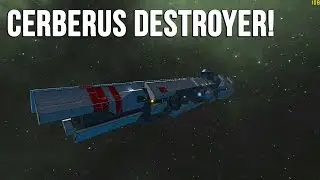 Space Engineers - Cerberus Destroyer Spotlight -