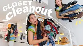 *huge closet cleanout*!!! Shopping my own closet for thrift flip materials 🛒