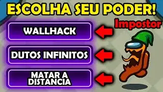 IMPOSTOR pode ESCOLHER SEU SUPER PODER no HIDE N SEEK do AMONG US (Esconde Esconde)