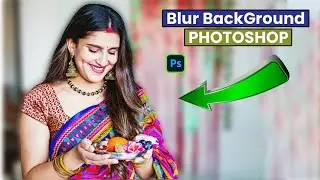 Create Blur BackGround  new technique  in Photoshop 