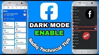 Facebook Dark Mode New Update 2020/Enable Dark mode On Facebook  technical Sadiq