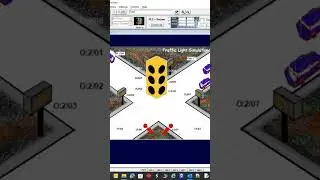 (Part b): 2-Way Smart Traffic Signal Control with PLC Ladder Logic Programming