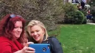 My little Sister Meeting Chloë Moretz