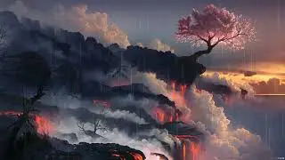 Rain and thunder / Lava animated