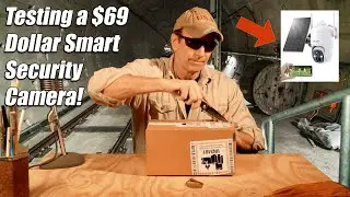 TESTING AN INEXPENSIVE, SMART SECURITY CAMERA!  LAWRENCE RYAN - REBEL TUNNEL VLOG