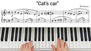 МУЗЫКА ДЛЯ ДЕТЕЙ НА ПИАНИНО Кошкин автомобиль М.Шмитц / Cat's car M.Schmitz