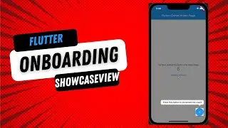 Flutter Onboarding using ShowCaseView