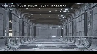 Random Flow 11: Scifi Hallway (Timelapse)