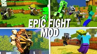 Epic Fight Mod (Minecraft Combat Mod Showcase 1.12.2)