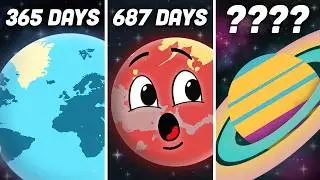 How Long Is A Year On Each Planet In The Solar System? | Space Science Songs For Kids | KLT