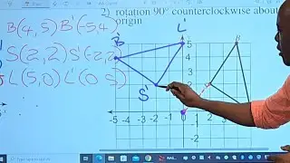 Geometry:Rotation about the origin Csec, gcse , Geometry EOC #maths #geometry #florida #mathshack