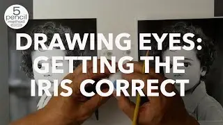 Getting the IRIS Just Right in the EYES of your Portrait Drawing