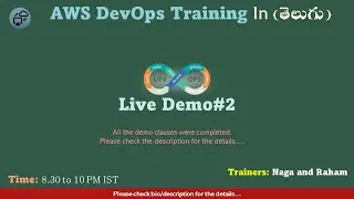 Live Demo#2 | AWS DevOps 07-June-2024 | 9381136450 | Cloud Computing In Telugu