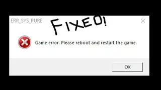 Grand Theft Auto V - ERROR SYS PURE FIX 100% working