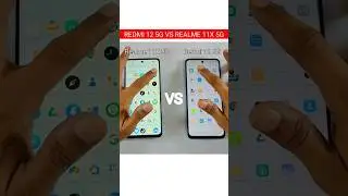 Redmi 12 5G Vs Realme 11X 5G Gaming Test | Speed Test #shorts #speed #test