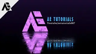 After Effects Tutorial: AE Logo Floor Reflection In After Effects