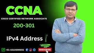 CCNA  200-301 IPv4 Address Internet Protocol Address || Full Information  ||  in Hindi