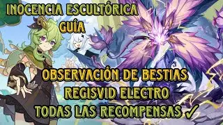 Regisvid Electro desafíos y recompensas completo | Guía | Observación de bestias | Genshin Impact