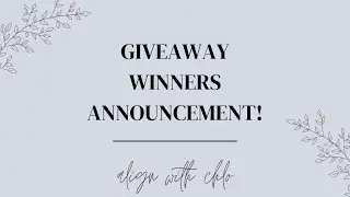 777 SUBSCRIBER GIVEAWAY WINNERS!