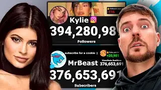 MrBeast Subscribers Vs Ariana Grande Instagram LIVE Count