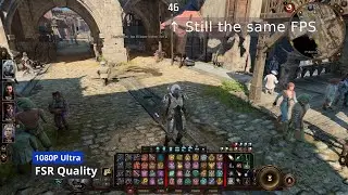 Baldur's Gate 3 FSR 2 Compared: How much more FPS can you expect?