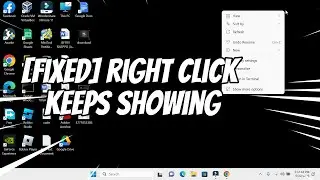 Klik Kanan Muncul Terus, Right Click Context Menu Keeps Appearing Popping Up [SOLVED]