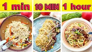 1-Minute Vs. 10-Minute Vs. 1-Hour Pasta Recipe