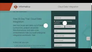 IICS | How to launch a trial account | #informatica