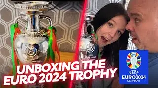 UNBOXING THE EURO 2024 TROPHY! ⚽️⚽️⚽️