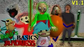 Baldis Basics Madness V1.1 Update Full Week [FNF Mod/HARD]